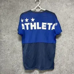 ATHLETA ビッグロゴ　メッシュ　サッカー　フットサル　ゲームシャツ　M