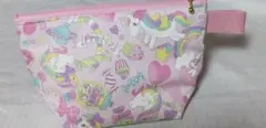 1点★値下げ【ハンドメイド】ふわふわファスナーポーチ/ユニコーン
