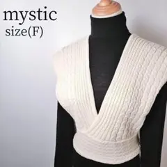 mystic ニットベスト