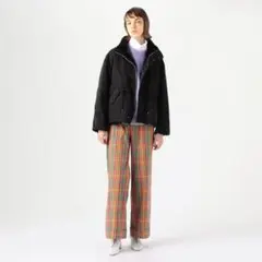 MACPHEE ポリエステルツイル リバーシブルショートモッズコート