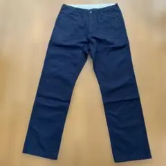 ユニクロ　チノパンツ　ネイビー　W76 綿100% ベトナム製