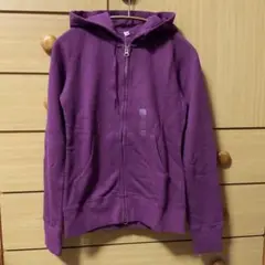 Pinky UNIQLO ロングスウェットジップパーカー長袖
