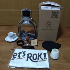 【GW期間限定値下】未使用　ROK エスプレッソマシン イギリス発！ Presso Smartshot Grey（プレッソ スマートショット グレー）の