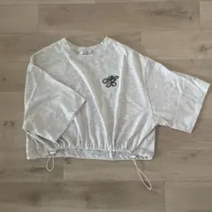 INGNI グレー クロップドカットソー