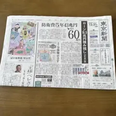 東京新聞 12月31日