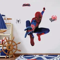 (NO.246）DIY剥がせる飾り壁紙ウォールステッカー子供ルームスパイダーマン