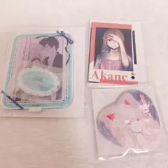 くじメイト クズの本懐 皆川茜 まとめ売り アクリルスタンド 缶バッジ