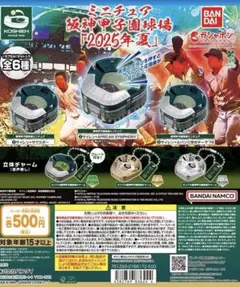 ミニチュア阪神甲子園球場2025夏 サウスポー、ルパン3世のテーマ 2個セット