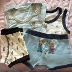 新品未使用❤️下着セット　肌着　パンツ　くま　100