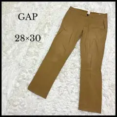 美品【GAP】ギャップ ストレートパンツ チノパン 28×30 ブラウン