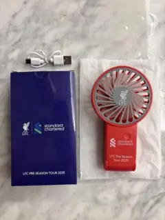 【限定品あり】リバプール　ハンディー扇風機 & 応援グッズセット