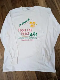 90s ニューヨークマラソン　ONIETA アメリカ製　 ロングスリーブTシャツ