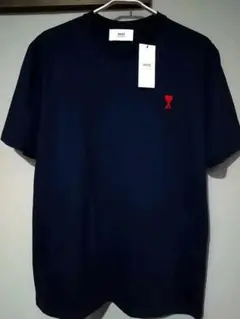 紺 M アミパリス Tシャツ 正規品 AMI PARIS 新品ユニセックス