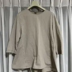 23区ストライプ柄Aラインチュニック