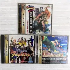 バーチャファイターリミックス バーチャファイター1・2 セガサターン 中古品