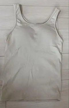 coca カップ付きタンクトップ　ベージュ