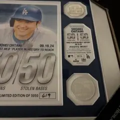 ドジャース大谷翔平50/50 達成記念ダブルコインフォトミント ドジャース 大谷翔平 50-50達成記念 ダブルコインフォトミント