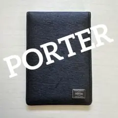 PORTER ポーター ブラック レザー パスケース／定期入れ