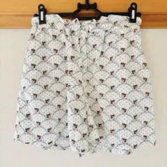 UNIQLO ポール＆ジョーコラボ 猫 フレアショートパンツ ホワイト 150