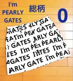 ⭐️PEARLYGATES パーリーゲイツ⭐️総柄スカート 白⭐️サイズ0⭐️