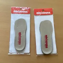 新品　未使用　ミキハウス　中敷き　インソール　15cm 16cm セット