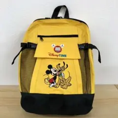 ディズニー タイム☆リュックサック バックパック 黄色