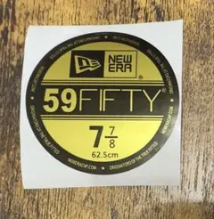 778 NEWERA ニューエラ　サイズ　シール　ステッカー　キャップ　ツバ