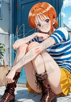 L版　ウラシク ブロマイド　ナミ　初期