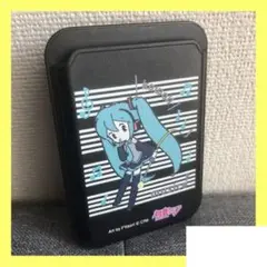 初音ミク カードケース スマートウォレット magsafe 背面ポケット 黒