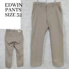 EDWIN チノパン パンツ ヘリンボーン グレーベージュ w32