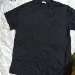 ジーユー　GU　スムースT　ネイビー　半袖Tシャツ　紺　M