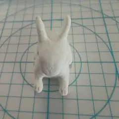 【手作り 粘土細工（好きな色を塗れる）】うさぎNo.1