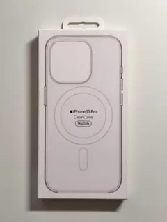 【新品】純正 iPhone 15 Pro クリアケース①