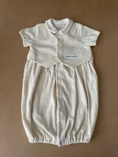 COMME CA FOSSETTE カバーオール　 クリーム色