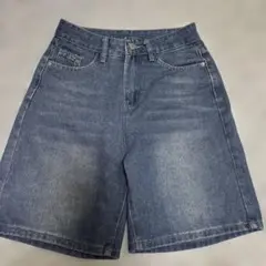 ハーフパンツ　M レディース　デニム