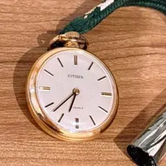 CITIZEN シチズン 手巻き懐中時計 蒔絵 和装用 動作未確認 アナログ