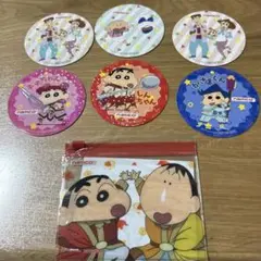 クレヨンしんちゃん　namco限定　キラキラシール　クリアポーチ　クレーンゲーム