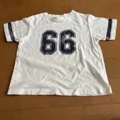 GU 66 ホワイト Tシャツ サイズ140