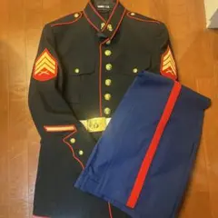 米海兵隊ブルードレス用制帽サイズ7-1/2(実寸58.5cm) 2011年官給品 制帽] 米軍 US MC海兵隊 ドレスキャップ 通常勤務用 下士官 制帽