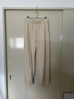 UNIQLO ユニクロ　ユニクロユー　ベージュ スウェットパンツ　ジョガーパンツ