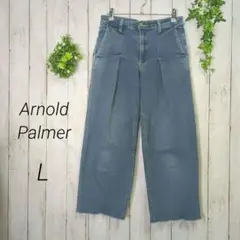 【Arnold Palmer】七分丈パンツ　インディゴブルー　Lサイズ　デニム
