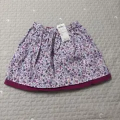 新品未使用　エニィファム　リバーシブル　スカート　花柄　100
