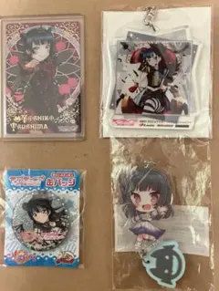 津島善子 アクリルキーホルダー・缶バッジ・ウエハースセット