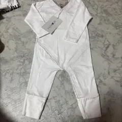 Burberry ホワイトロンパース 6M