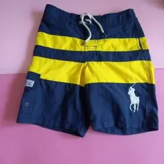 Ralph Lauren サーフパンツ ネイビー イエロー