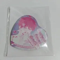 ナカまであいして　楪　くじメイト　D賞　 ハート缶バッジ　百瀬あん