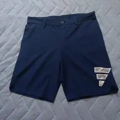 新品タグ付き アディダス ゴルフハーフパンツ 2XL 92cm ネイビー