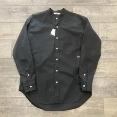 新品、未使用、タグ付き、amne バンドカラーシャツ