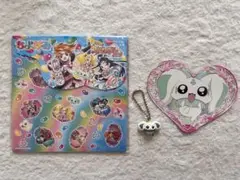 ふたりはプリキュアマックスハート　３点セット　ポルン　キーホルダー　折り紙