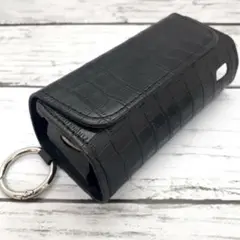 ●アイコス イルマ i ケース iqos iluma 用 カラビナ クロコ 黒K